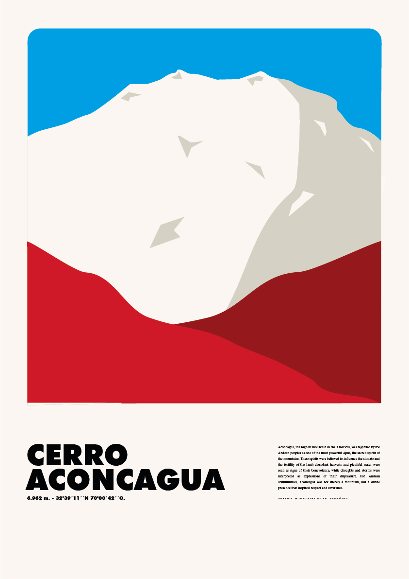 Cerro Aconcagua – Graphic Mountains by Sr. Bermúdez