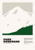 Eiger / Nordwand – Graphic Mountains by Sr. Bermúdez