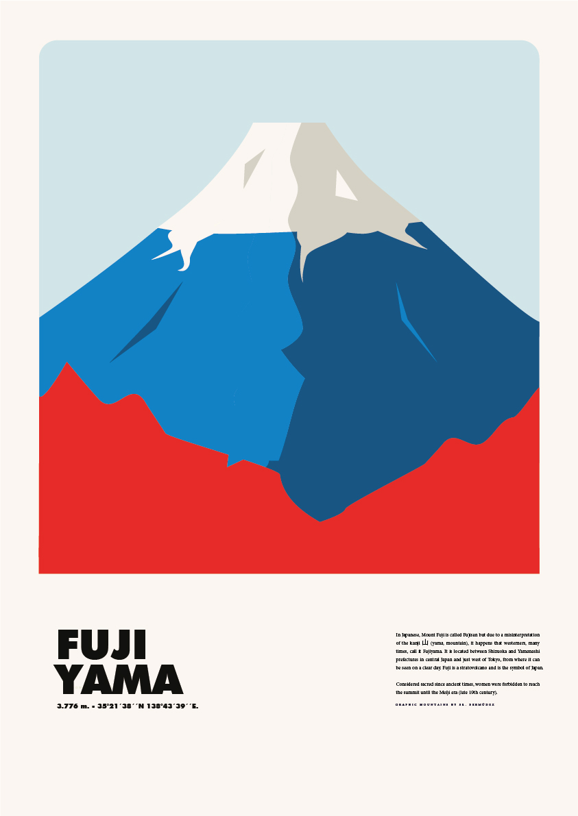 Fujiyama – Graphic Mountains by Sr. Bermúdez