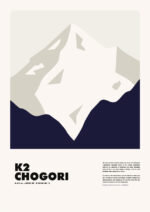K2 / Chogori – Graphic Mountains by Sr. Bermúdez