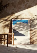 Pico Veleta – póster Graphic Mountains enmarcado