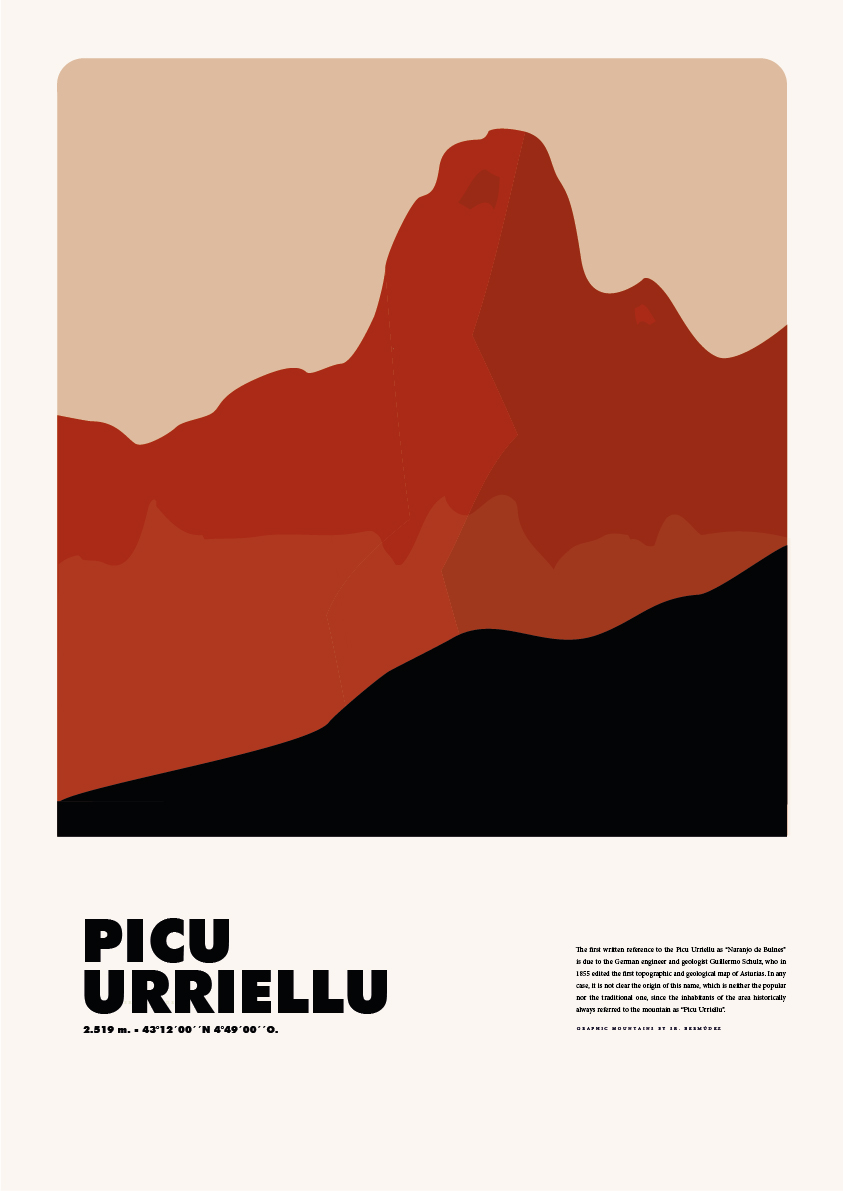 Picu Urriellu – Graphic Mountains by Sr. Bermúdez