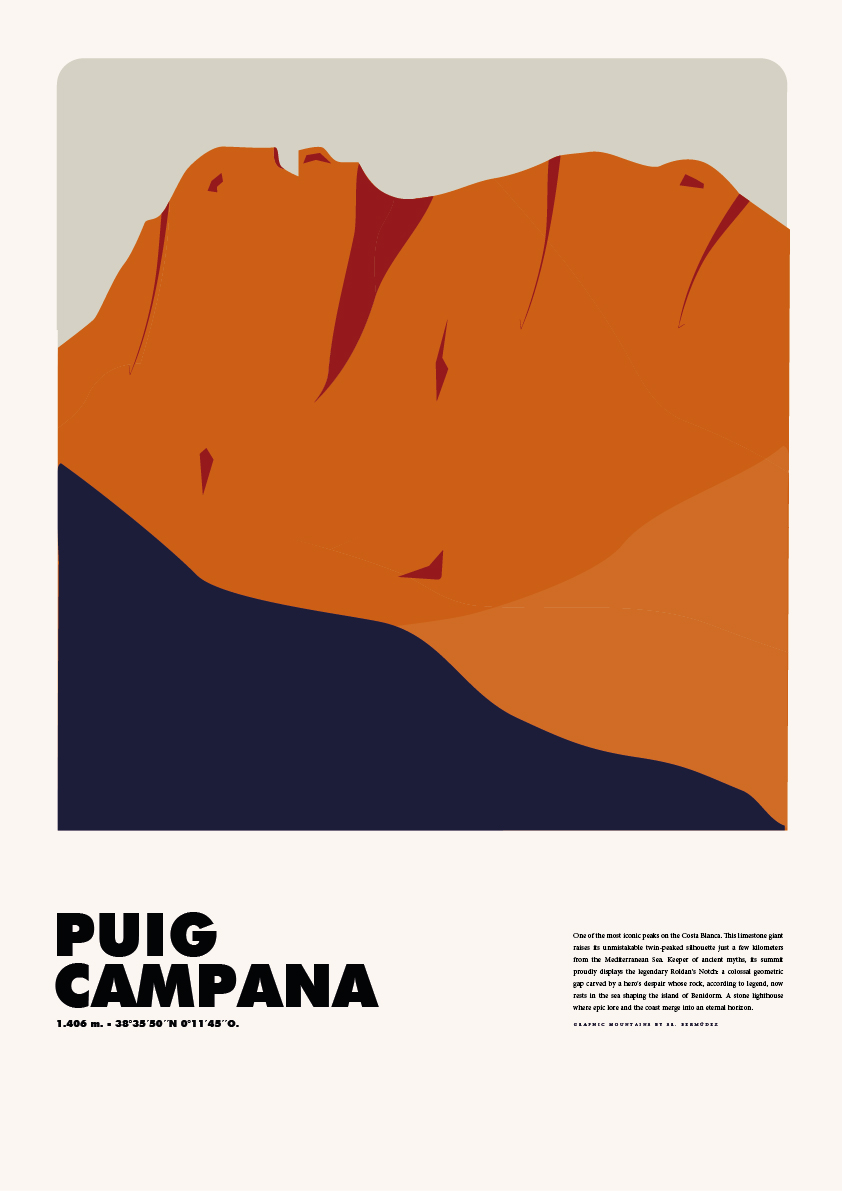 Puig Campana – Graphic Mountains by Sr. Bermúdez