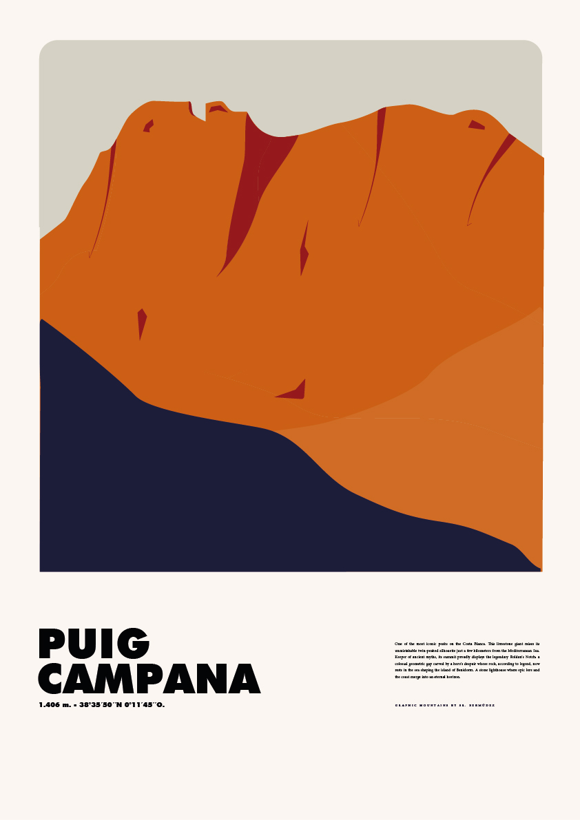 Puig Campana – Graphic Mountains by Sr. Bermúdez