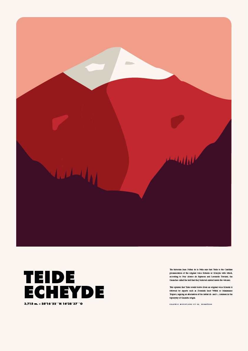 Teide / Echeyde – Graphic Mountains by Sr. Bermúdez